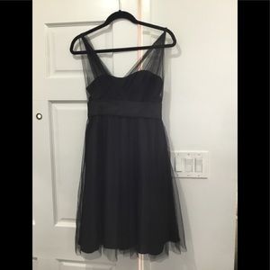 Black dress tulle